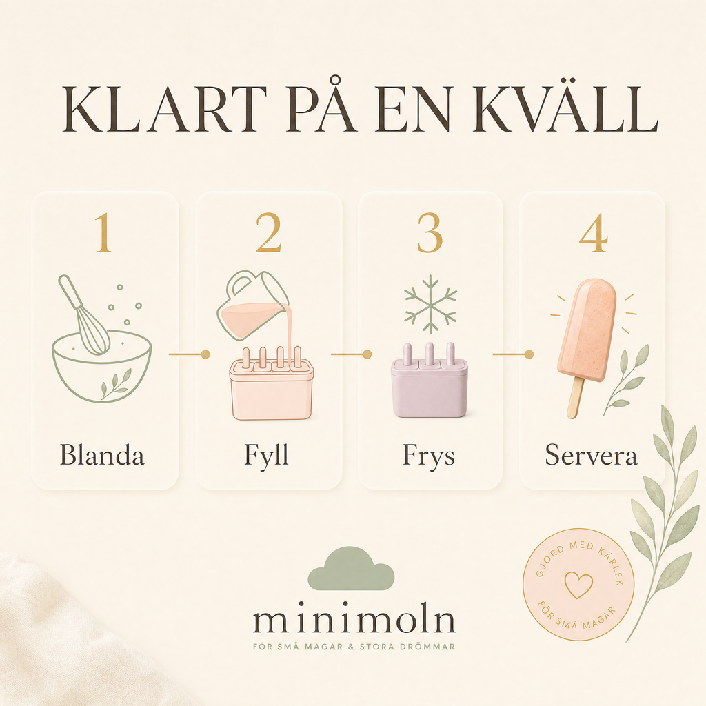 Klart på en kväll — fyra enkla steg med Minimoln